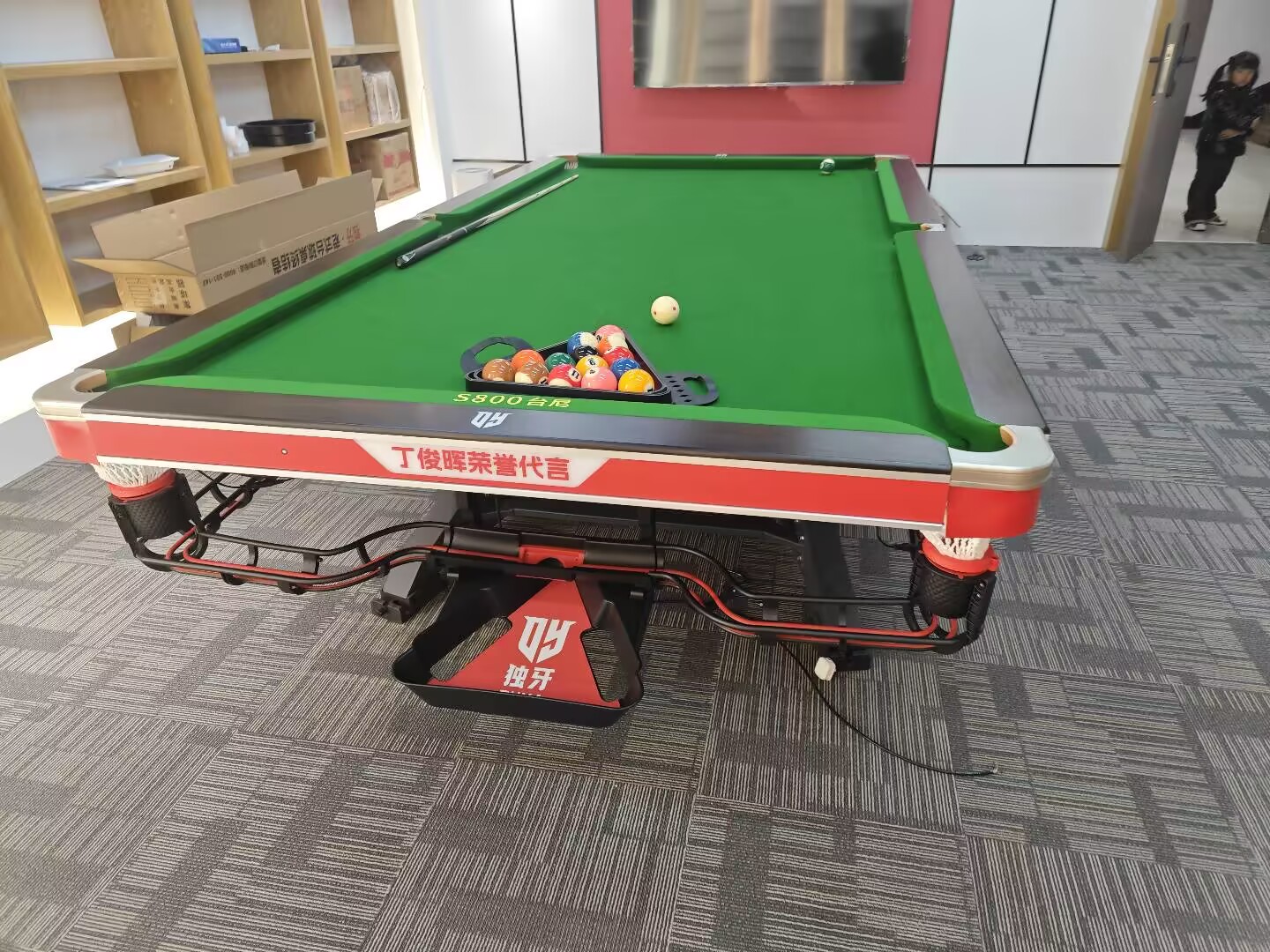 嘉兴公司办公二手独牙台球桌
