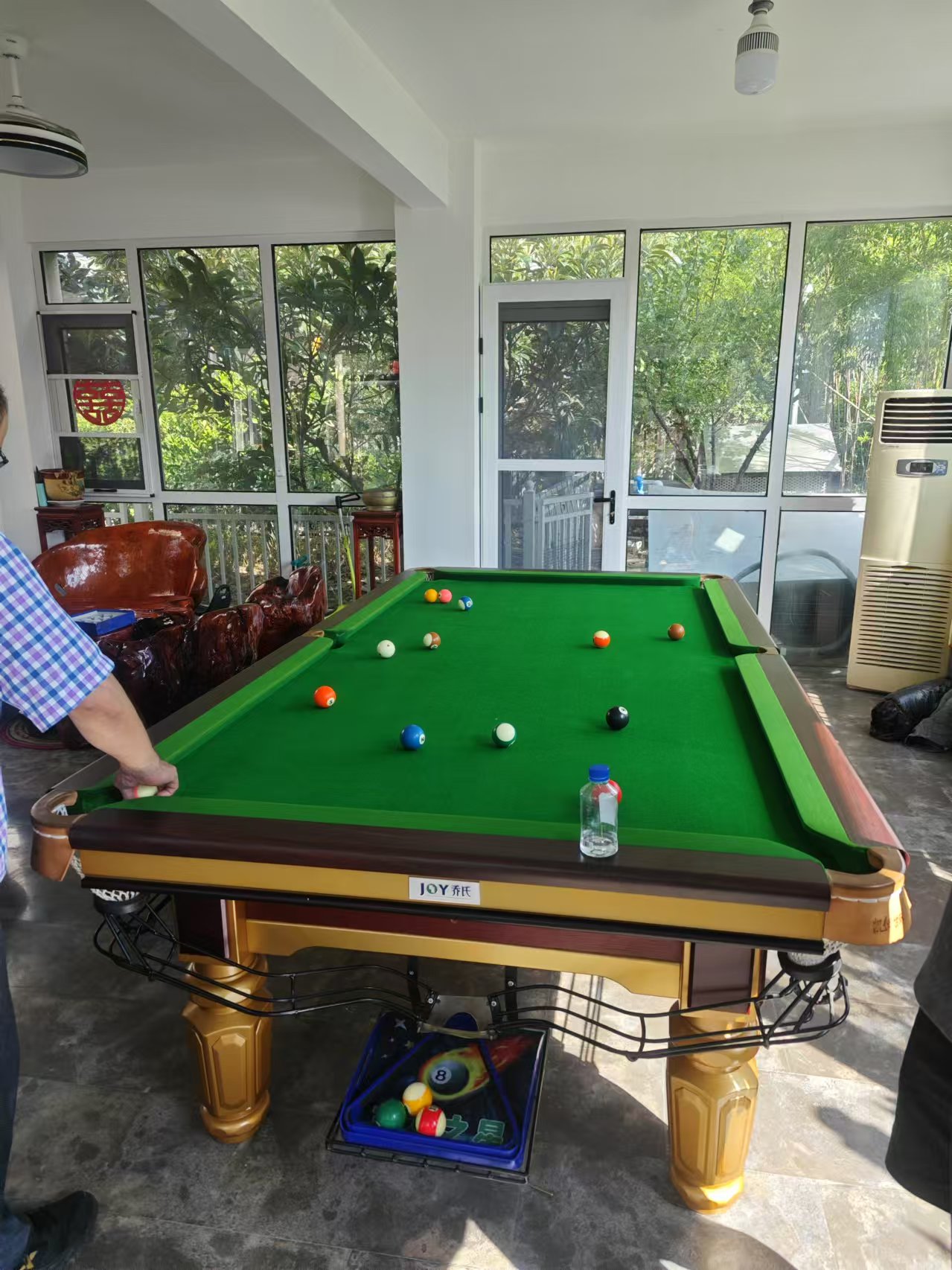 比赛级二手金腿台球桌（别墅家用）