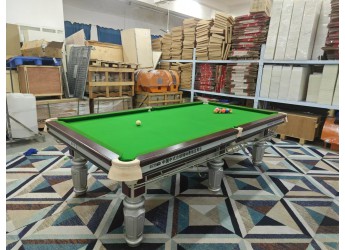 安亭工厂 二手95新BRUSICK钢库黑八台球桌