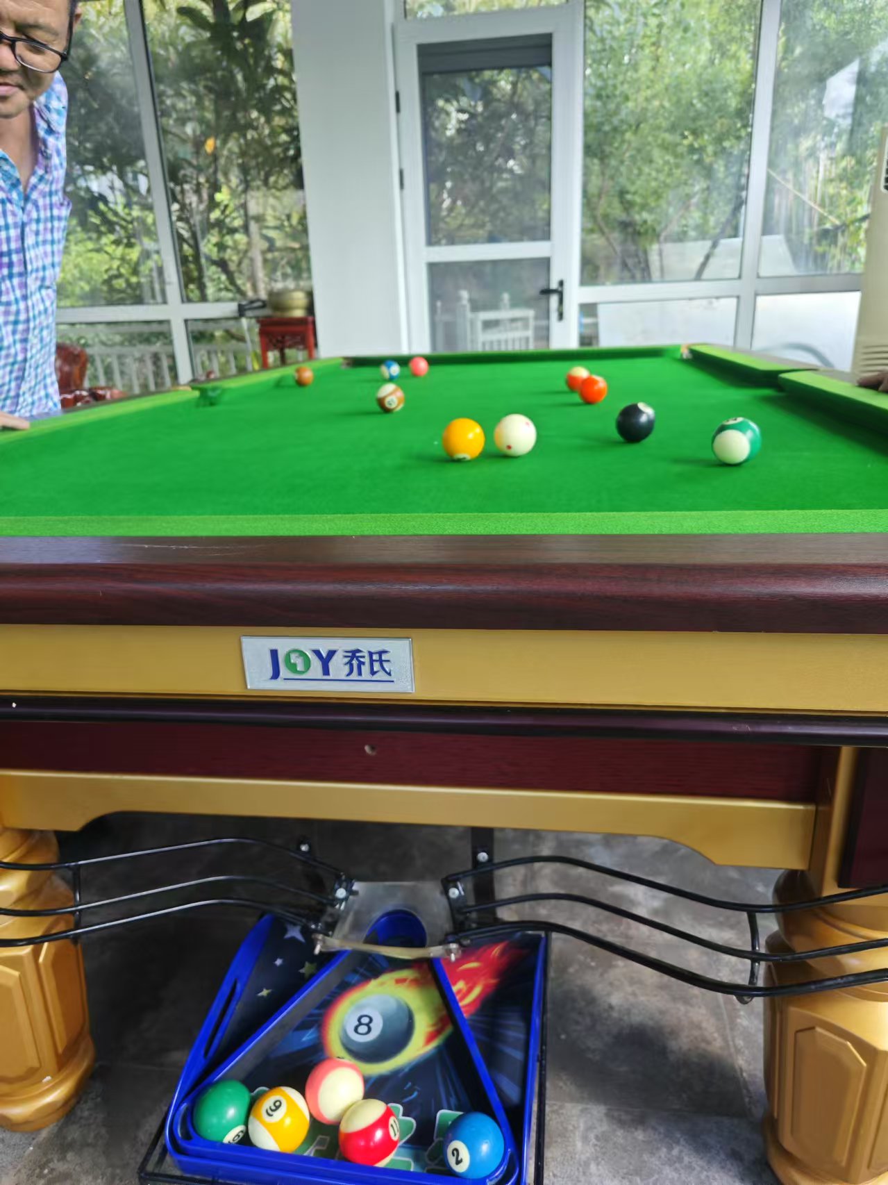 比赛级二手金腿台球桌（别墅家用）