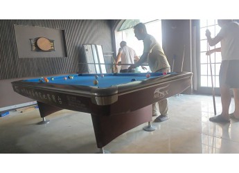 二手台湾亚力士六代美式台球桌