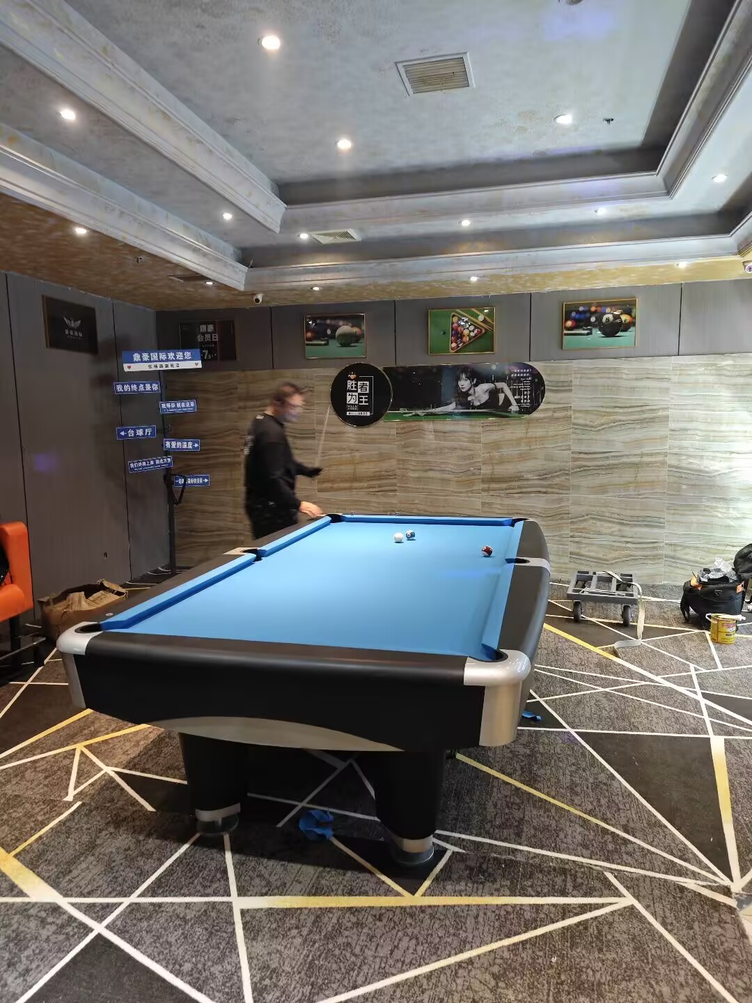 已卖  下架二手SCY国标美式豪华五代台球桌